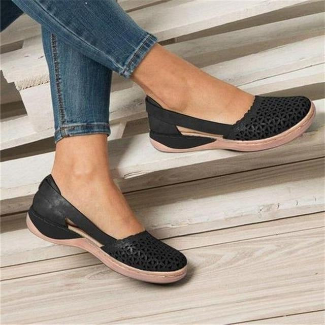 Marley | Mocassin Ajouré Confort & Largeur Adaptée