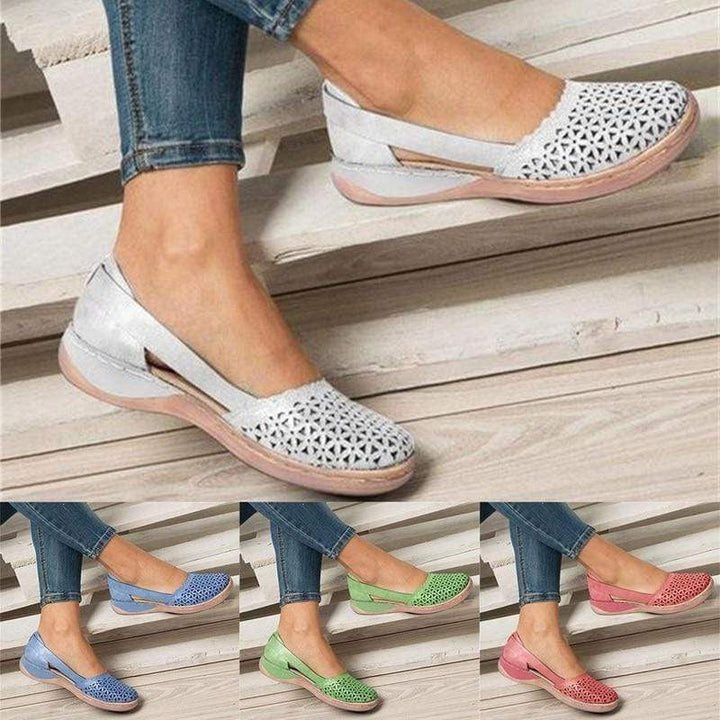 Marley | Mocassin Ajouré Confort & Largeur Adaptée