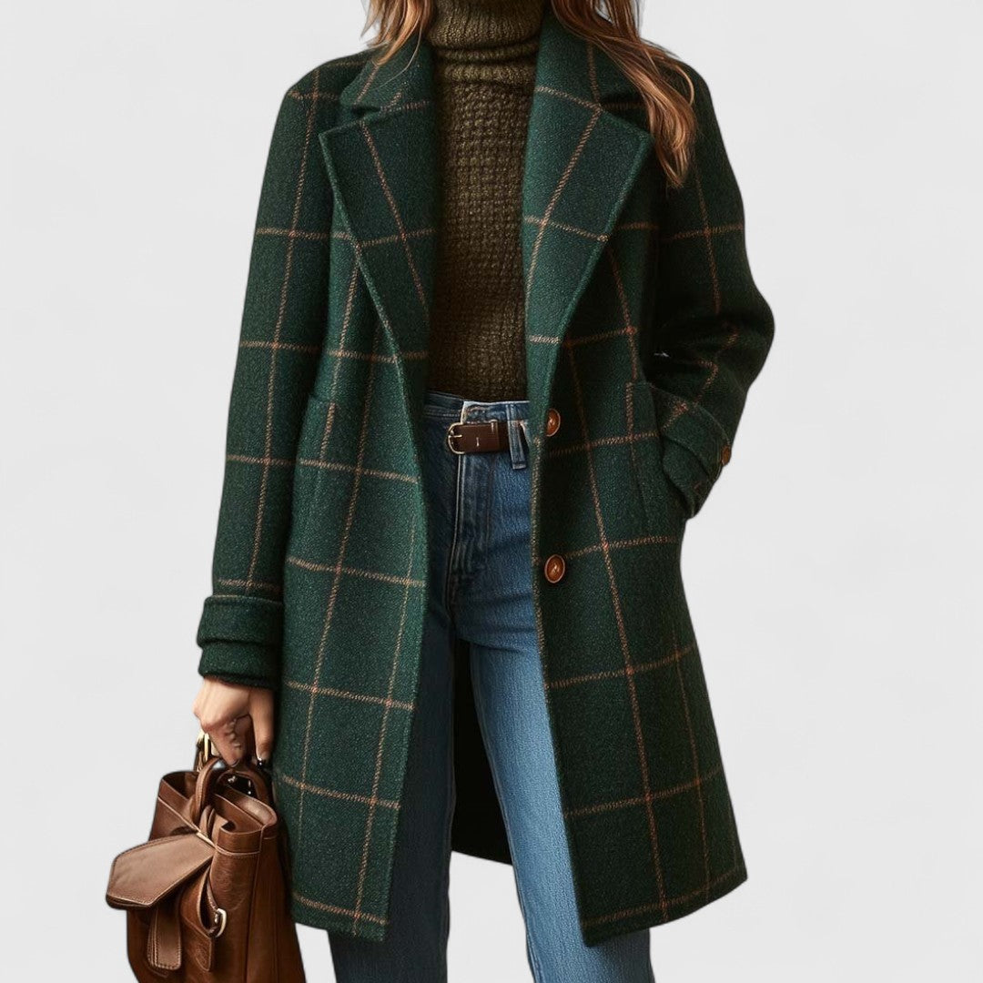 Sally – Classic Check Coat