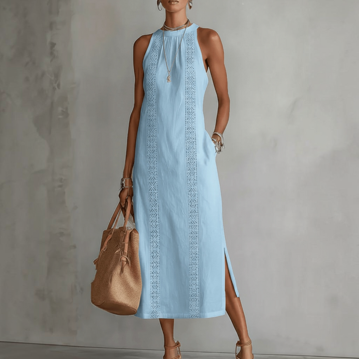 Livia™ | Robe Blanche Élégante pour l’Été