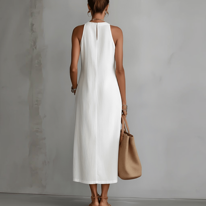 Livia™ | Robe Blanche Élégante pour l’Été
