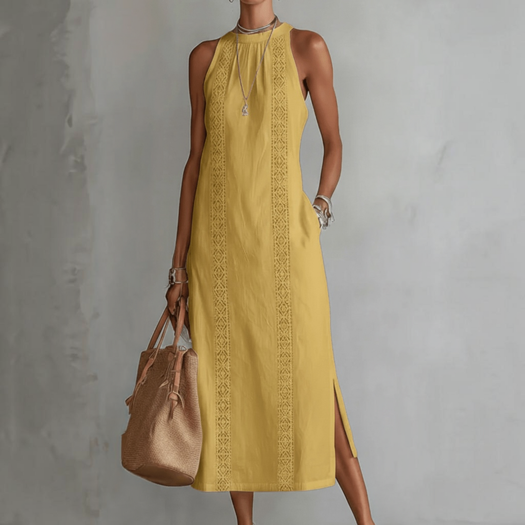 Livia™ | Robe Blanche Élégante pour l’Été