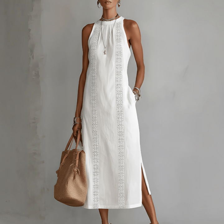 Livia™ | Robe Blanche Élégante pour l’Été