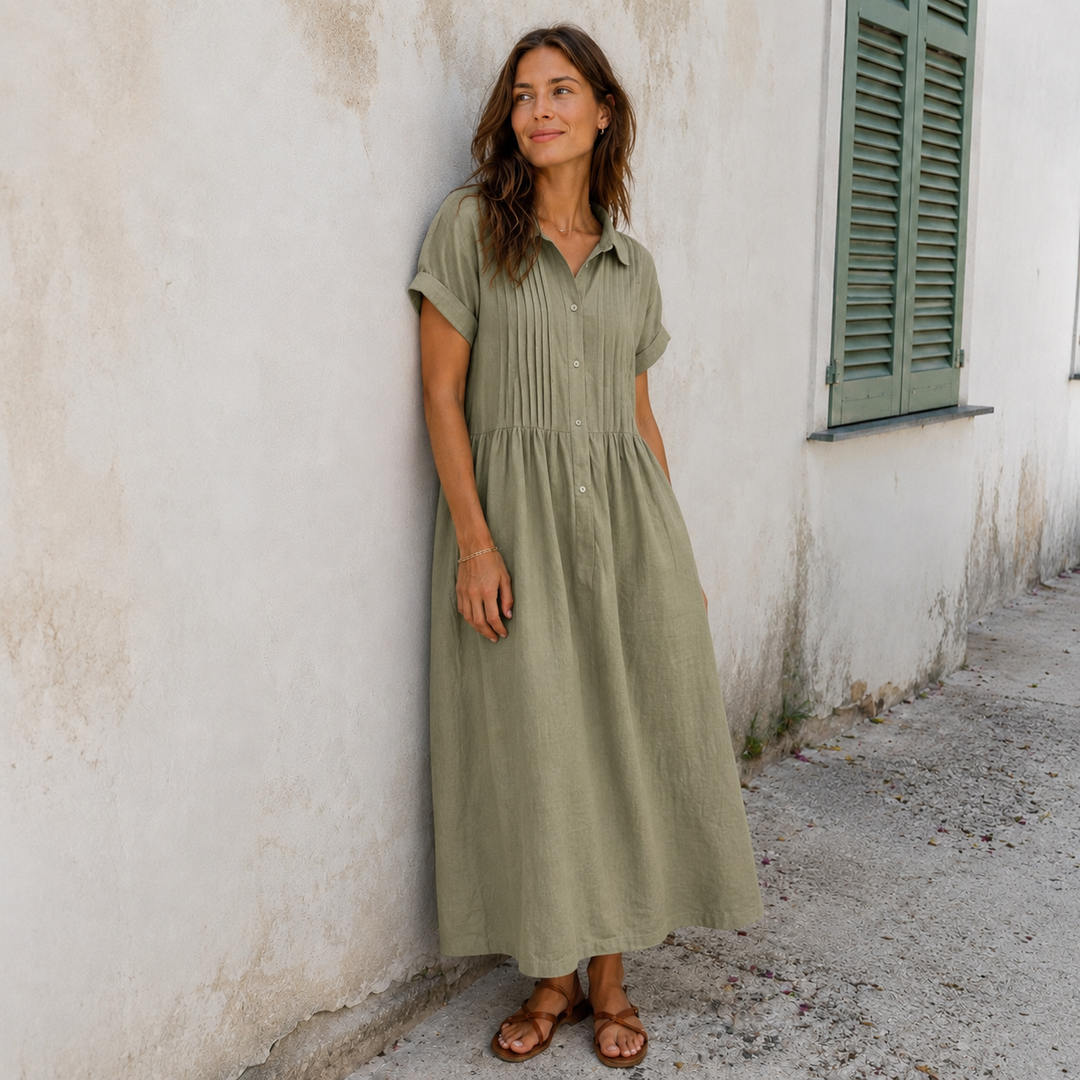 Lysandra™ | Robe chemise fluide d’été