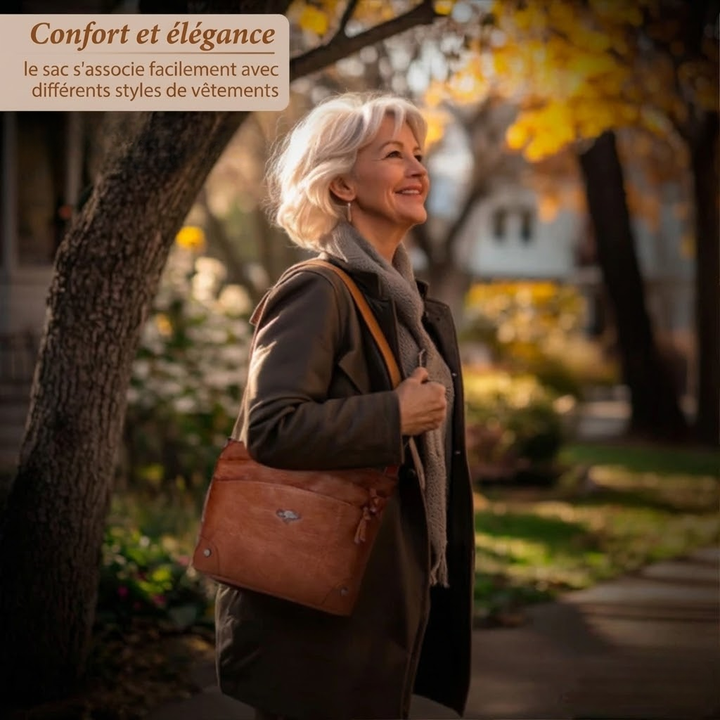 Catherine™ | Sac à Bandoulière en Cuir