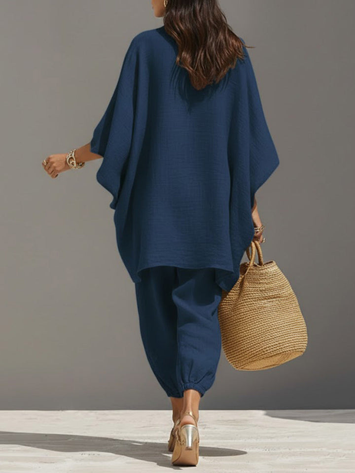 Claire | Ensemble Lin Et Coton Élégance Naturelle