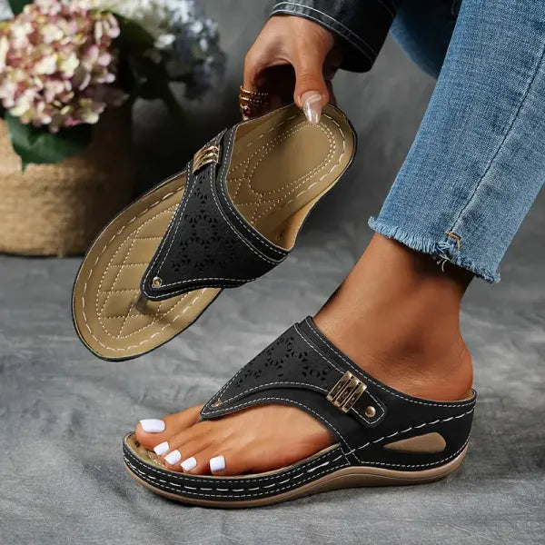 Sandales orthopédiques confortables colorées