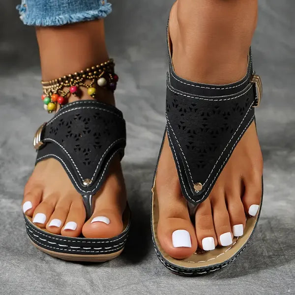 Sandales orthopédiques confortables colorées