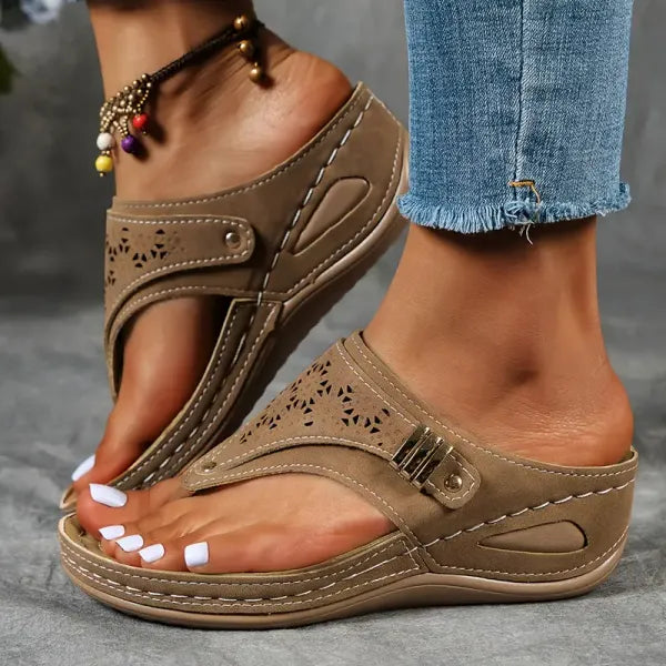 Sandales orthopédiques confortables colorées