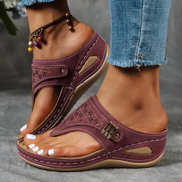 Sandales orthopédiques confortables colorées