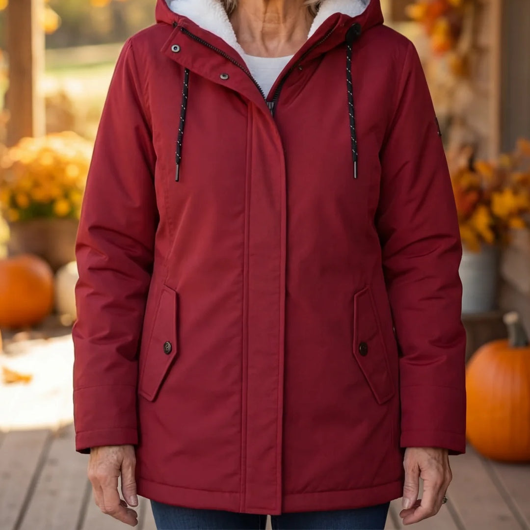 Maeve - Fleece-Lined Hooded Parka Coat