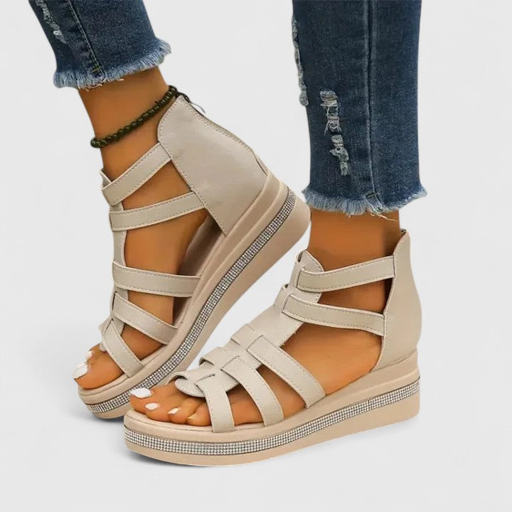 Kendall | Sandales orthopédiques avec strass