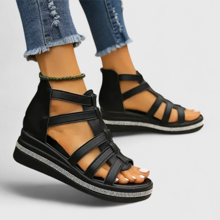 Kendall | Sandales orthopédiques avec strass