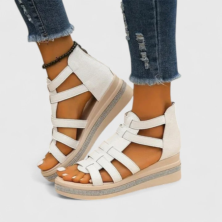 Kendall | Sandales orthopédiques avec strass