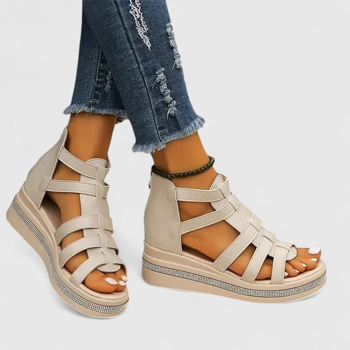 Kendall | Sandales orthopédiques avec strass