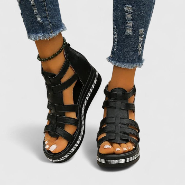 Kendall | Sandales orthopédiques avec strass