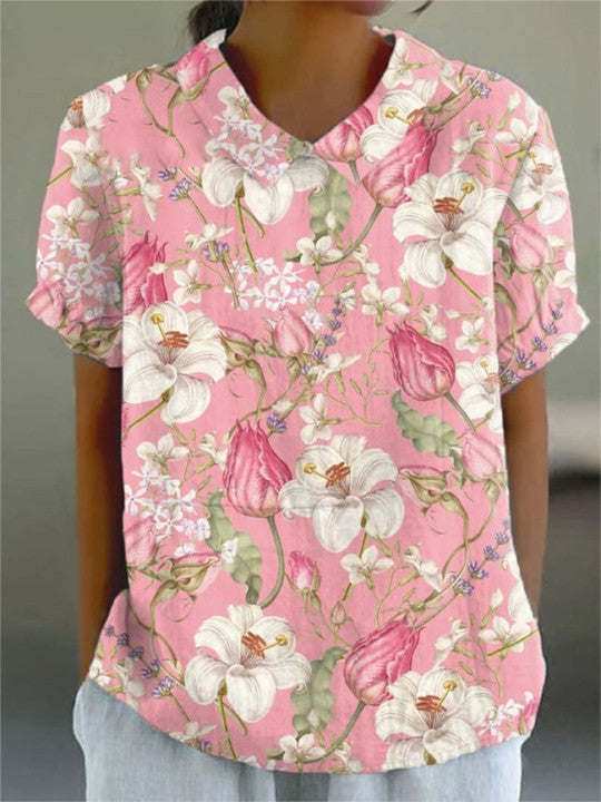 Chloe Blouse douce à volants
