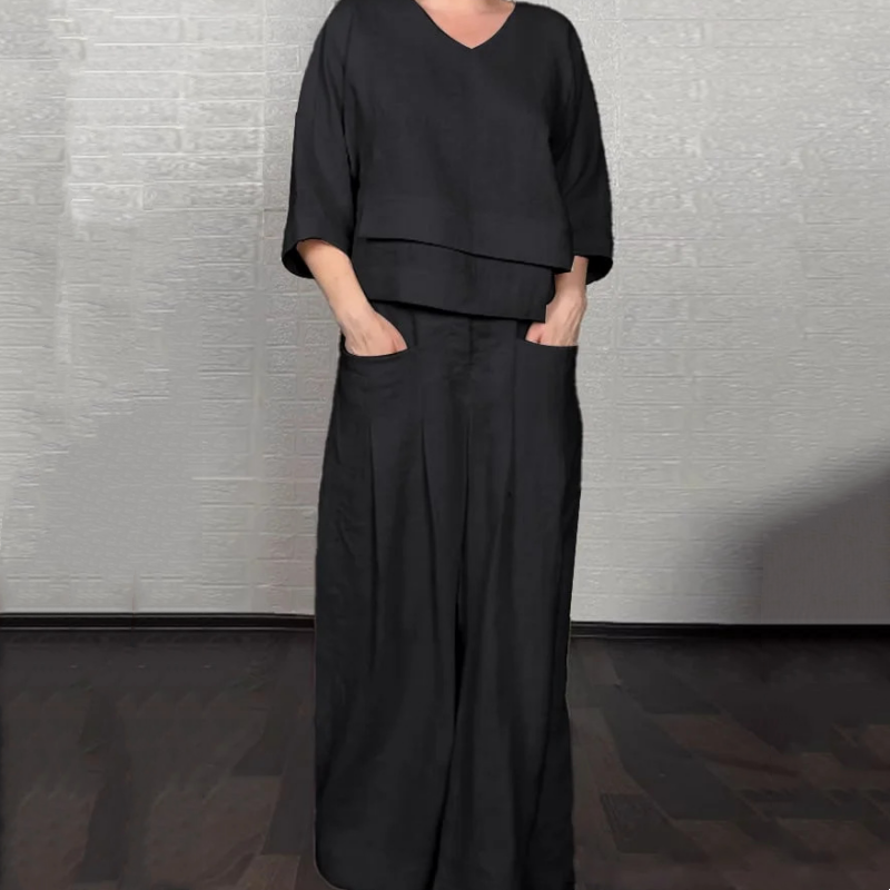 Noa | Ensemble Deux Pièces Minimaliste Ample