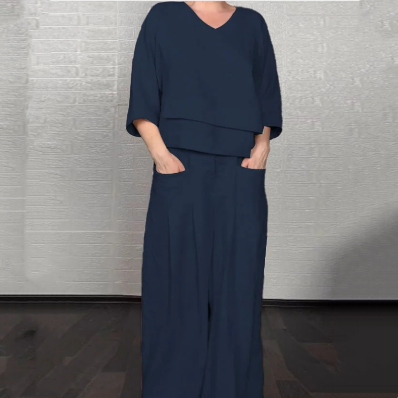 Noa | Ensemble Deux Pièces Minimaliste Ample