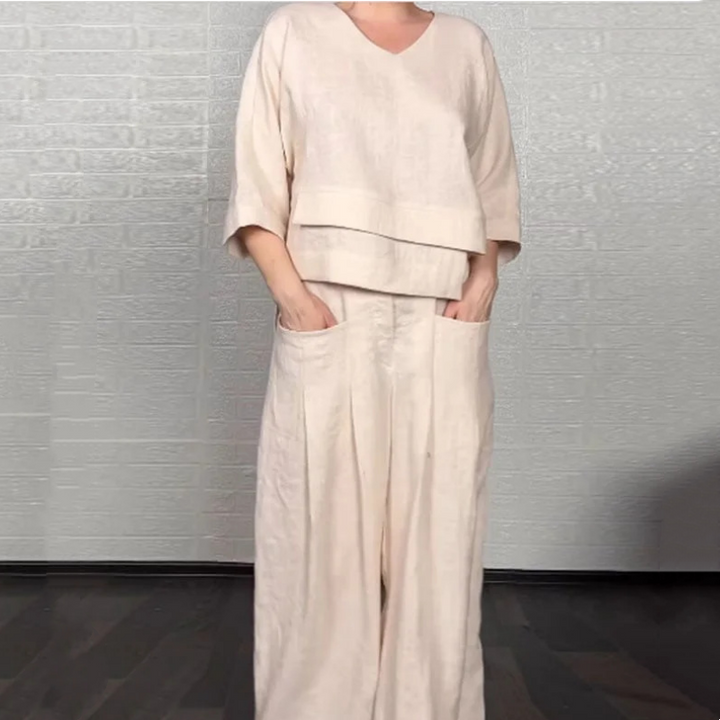 Noa | Ensemble Deux Pièces Minimaliste Ample