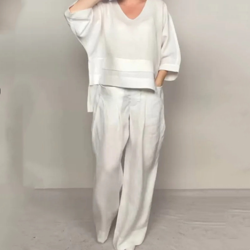 Noa | Ensemble Deux Pièces Minimaliste Ample
