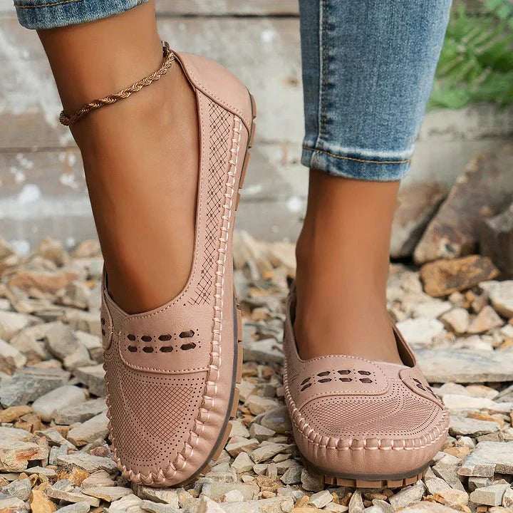 Renée | Loafer Ajouré Semelle Mémoire de Forme
