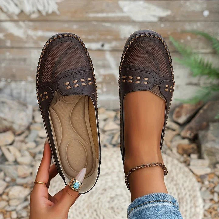 Renée | Loafer Ajouré Semelle Mémoire de Forme