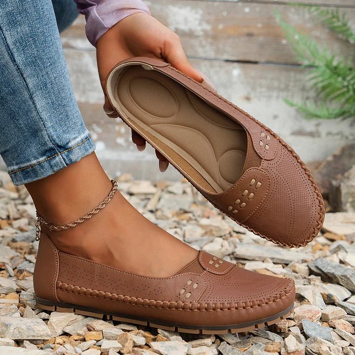Renée | Loafer Ajouré Semelle Mémoire de Forme